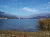 Stilllness of lake 